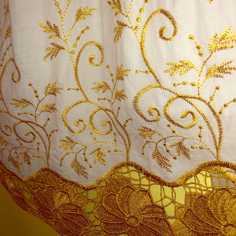 Embroidered Mini Sun Dress (Summer Dress)